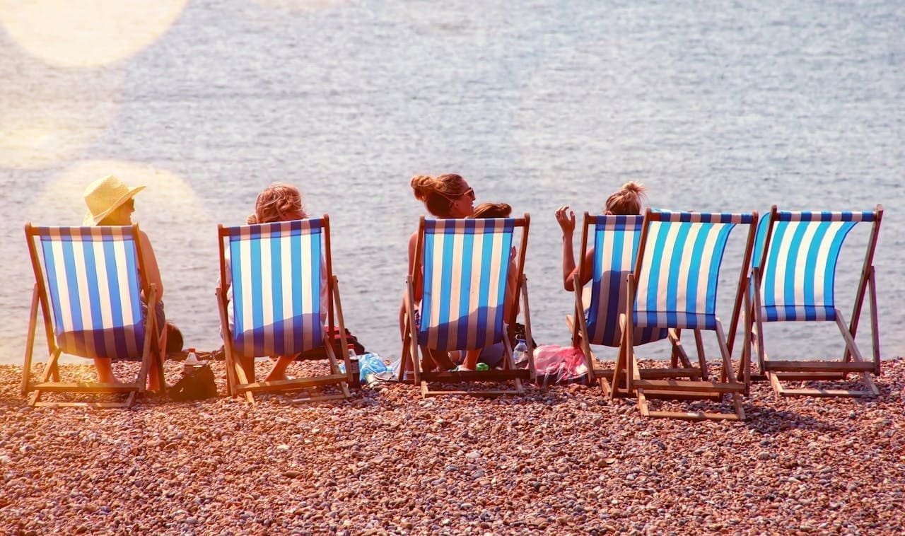 relaxed beach afternoon